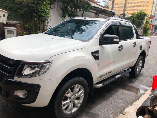 Bán Ford Ranger Wildtrak đời 2014, màu trắng, xe nhập, 505 triệu