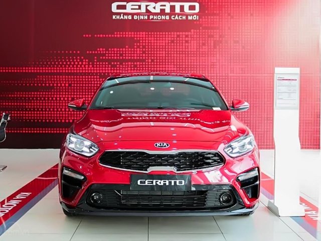 Bán ô tô Kia Cerato 2.0 AT Premium 2019, màu đỏ, xe được thiết kế dài hơn, rộng hơn0