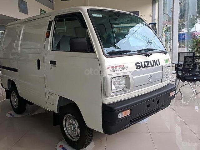 Bán ô tô Suzuki Super Carry Van đời 2019, màu trắng, xe có sẵn, giao ngay, khuyến mãi lớn