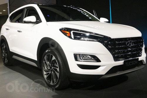 Bán xe Hyundai Tucson Facelift SX 2019, màu trắng, xe có sẵn0