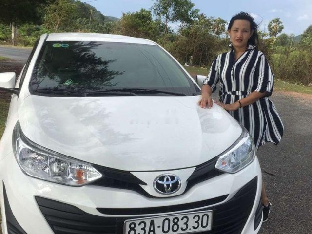 Bán xe Toyota Vios 2019, màu trắng, giá 600tr0