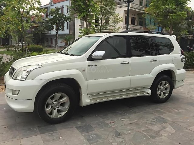 Bán Toyota Prado VX 4.0 AT năm 2005, màu trắng, nhập khẩu 