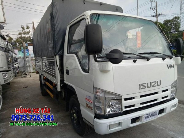 Xe tải Isuzu 3T49 thùng dài 4m4 chỉ cần trả trước 100 triệu