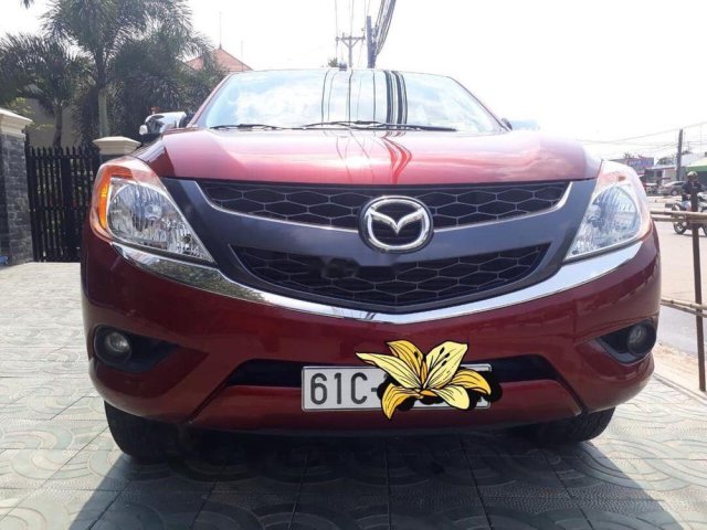 Bán ô tô Mazda BT 50 3.2 AT đời 2015, màu đỏ, đk đời cuối 2015, bảo hiểm 2 chiều