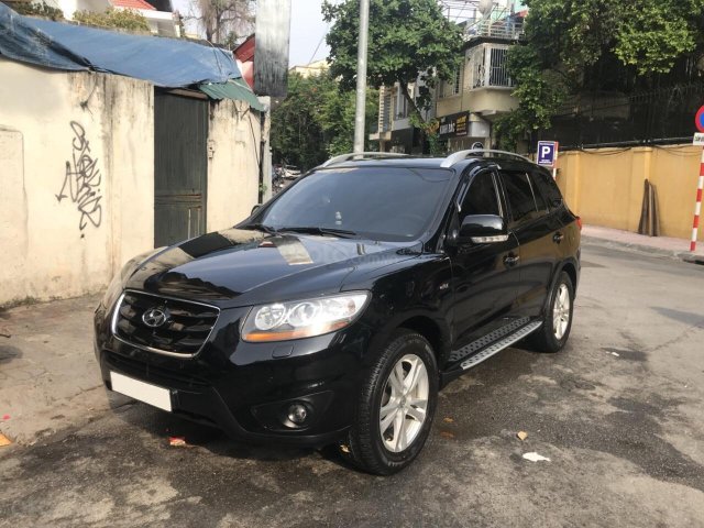 Cần bán Hyundai Santa Fe SLX 2.0 AT 2WD đời 2011, màu đen, nhập khẩu nguyên chiếc giá cạnh tranh0