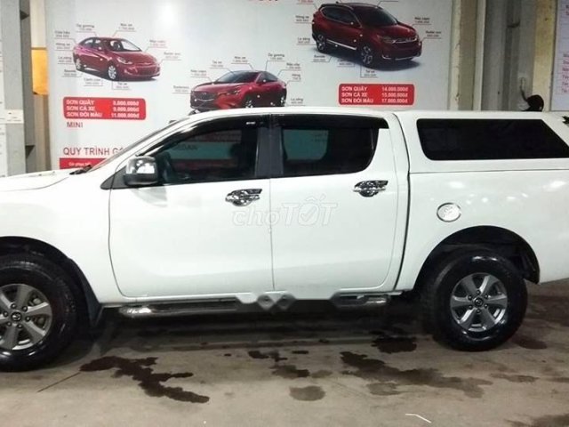 Bán Mazda BT 50 4x4 MT đời 2016, màu trắng, nhập khẩu Thái, số sàn0