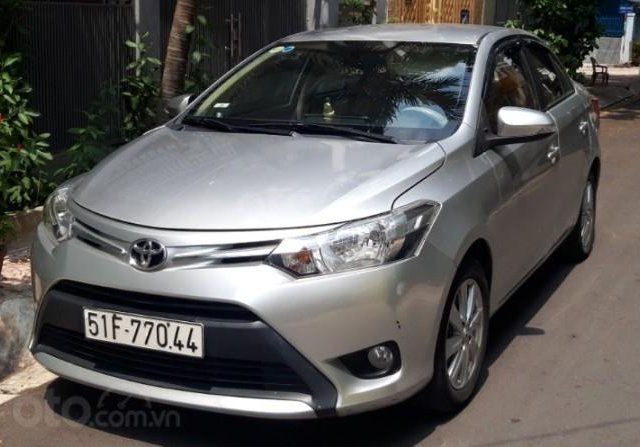 Bán Toyota Vios MT năm 2016, màu bạc, giá 420tr