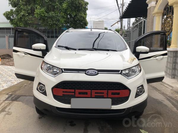 Bán gấp Ford Ecosport 2017 tự động màu trắng, full option0