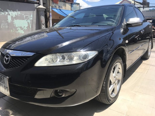 Cần bán xe Mazda 6 2.3AT sản xuất năm 2005, màu đen, giá 260tr