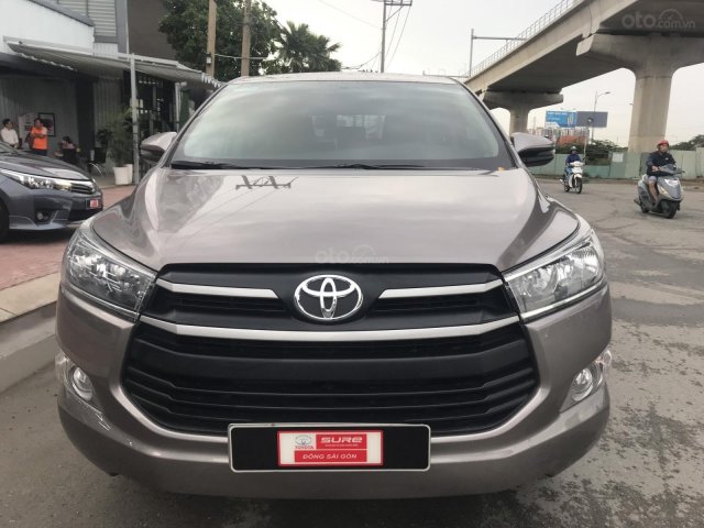 Bán Innova E 2019 lướt 4.900km nâu đồng - xem xe giảm từ 30tr0