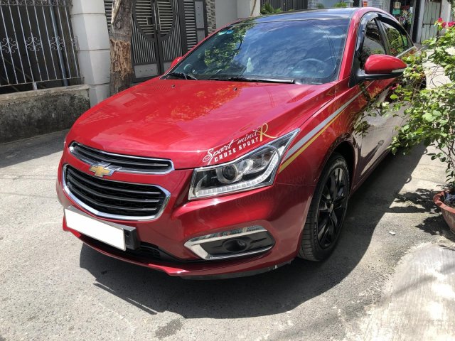 Cần bán xe Chevrolet Cruze LTZ 2018 màu đỏ mâm đen, BSTP0