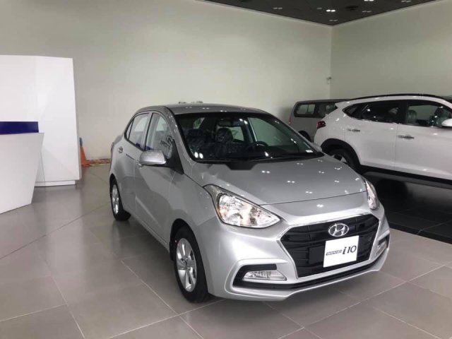 Bán Hyundai Grand i10 đời 2019, màu bạc, khả năng tiết kiệm nhiên liệu0