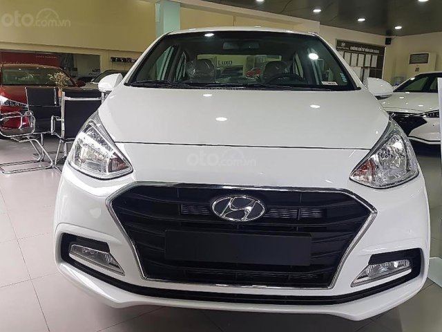 Bán xe Hyundai Grand i10 đời 2019, màu trắng0