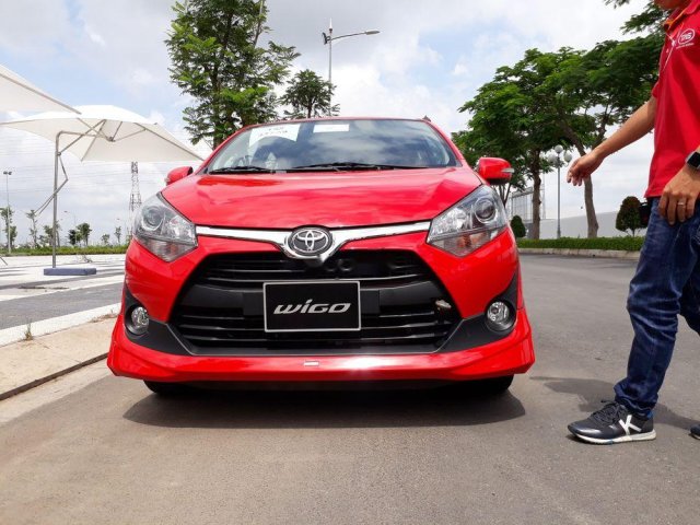 Bán Toyota Wigo sản xuất 2019, màu đỏ, xe nhập 0