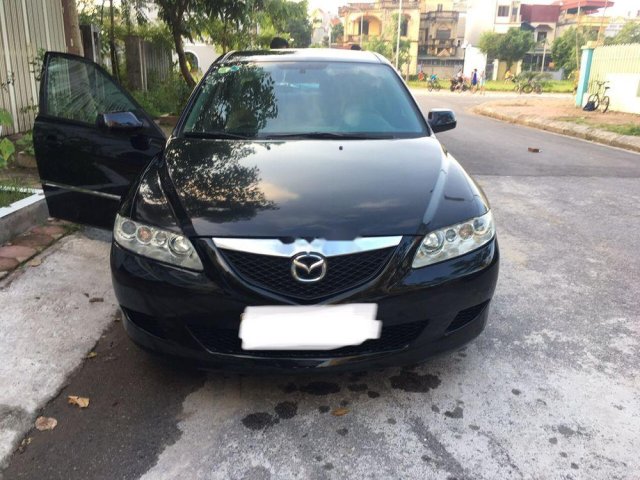 Cần bán gấp Mazda 6 năm sản xuất 2004, màu đen, nhập khẩu0