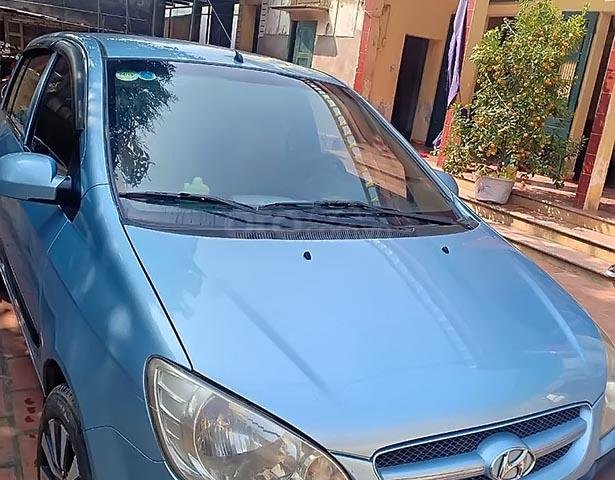 Bán Hyundai Getz 1.1 MT sản xuất năm 2008, màu xanh lam, nhập khẩu, giá tốt0