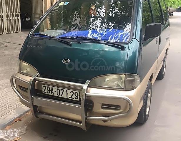 Bán Daihatsu Citivan 1.6 MT sản xuất năm 2003, màu xanh lam, nhập khẩu, xe đẹp, gia đình đi giữ gìn cẩn thận0