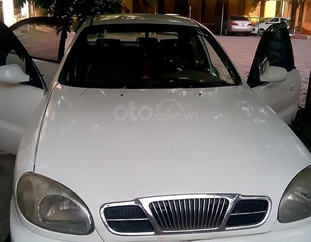 Bán Daewoo Lanos đời 2002, màu trắng, máy thật êm0