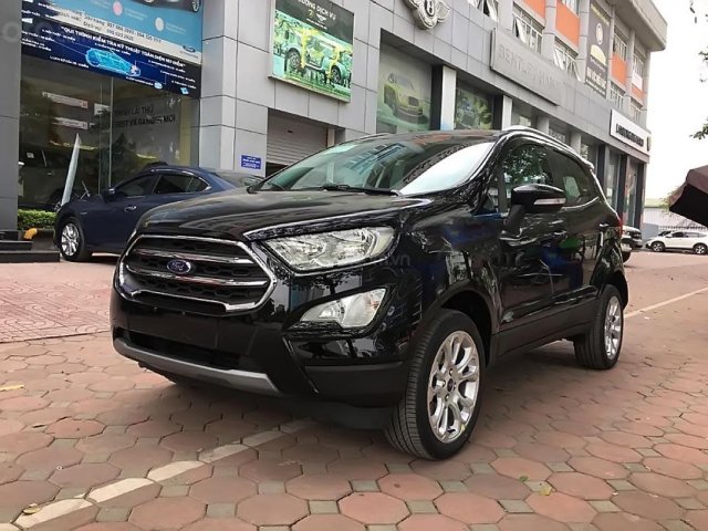 Bán Ford EcoSport sản xuất năm 2019, màu đen, giá 595tr