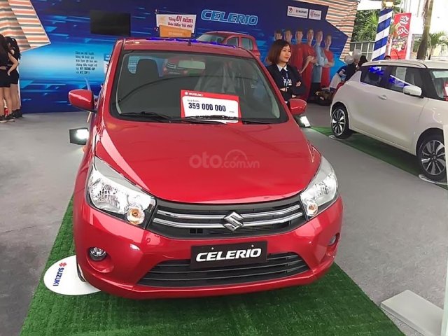 Bán Suzuki Celerio CVT đời 2019, màu đỏ, xe nhập0