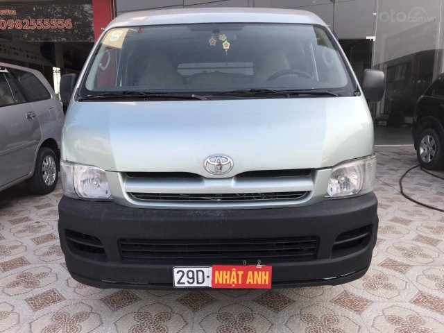 Bán xe Toyota Hiace 2.5 đời 2007, màu bạc