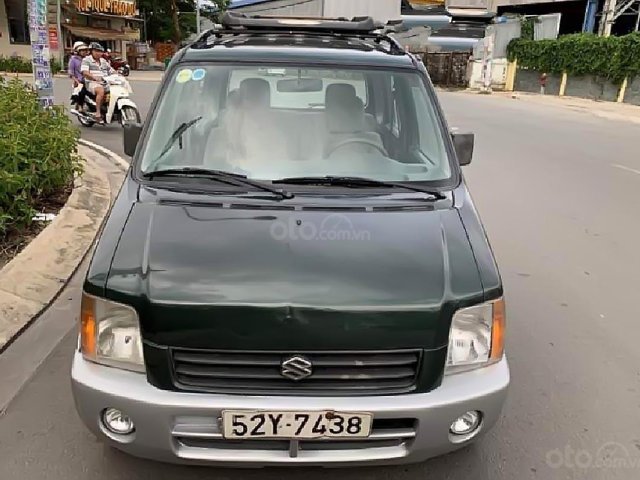 Bán xe Suzuki Wagon R+ 1.0 MT sản xuất 2005, màu xanh lục số sàn