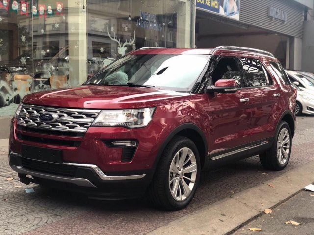 Bán Ford Explorer năm 2019, màu đỏ, xe nhập0