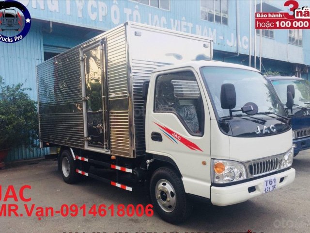 JAC 2T4 thùng dài 4m3, động cơ Isuzu giá cực tốt0