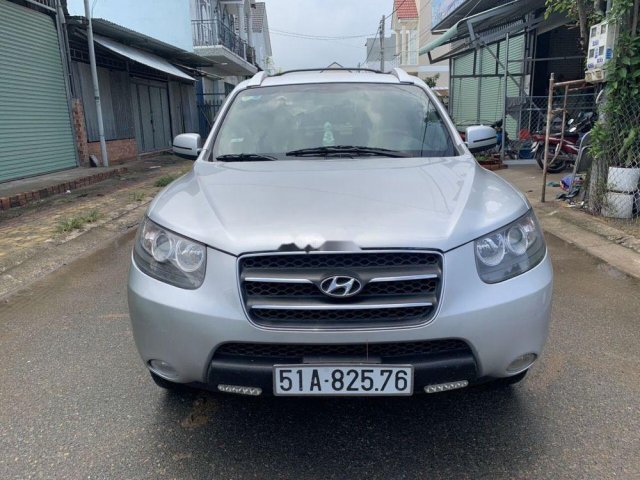 Xe Hyundai Santa Fe đời 2008, màu bạc, nhập khẩu Hàn Quốc số tự động0