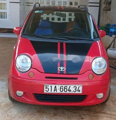 Bán xe cũ Daewoo Matiz sản xuất 2004, màu đỏ0