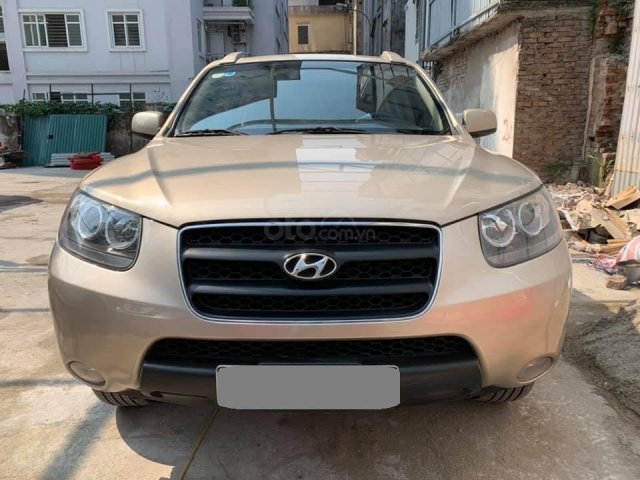 Bán Hyundai Santa Fe 2008 tự động, xăng, vàng cát, xe đi kỹ