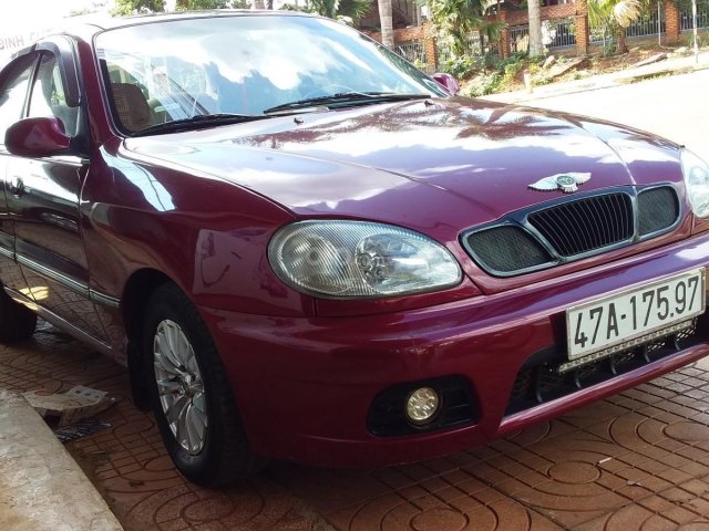 Bán xe Daewoo Lanos 2004 màu đỏ xe trong nước, giá 105tr