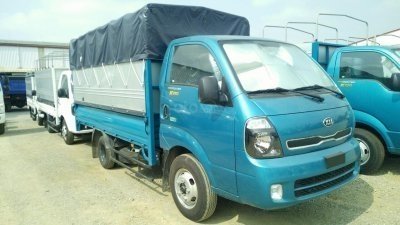 Cần bán xe Kia Frontier k200 sản xuất 2019, màu xanh lam, giá 334tr, tải trọng 990-1490-1990 kg. Hỗ trợ trả góp 70%0