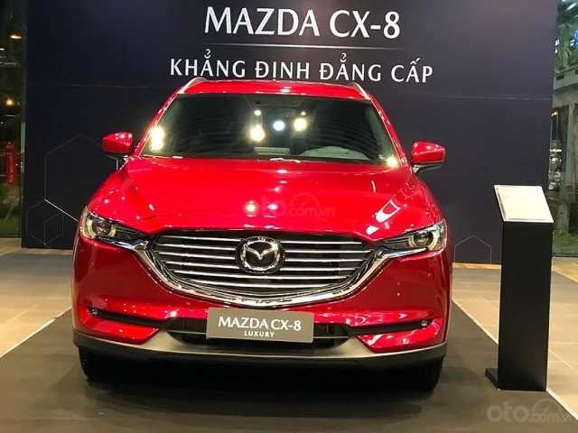 Bán Mazda CX-8 Premium sản xuất 2019, màu đỏ0