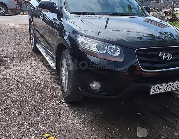 Bán xe Hyundai Santa Fe SLX 2009, màu đen, nhập khẩu