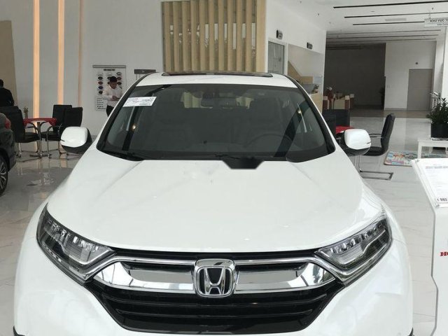 Bán Honda CR V L đời 2019, màu trắng, nhập khẩu  0