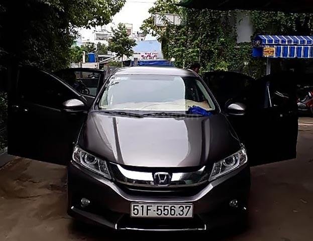 Chính chủ bán Honda City 1.5 AT sản xuất 2015, màu xám0