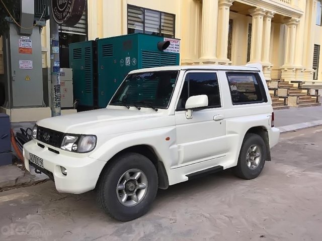 Xe Hyundai Galloper 2.5 AT 2003, màu trắng, xe nhập  