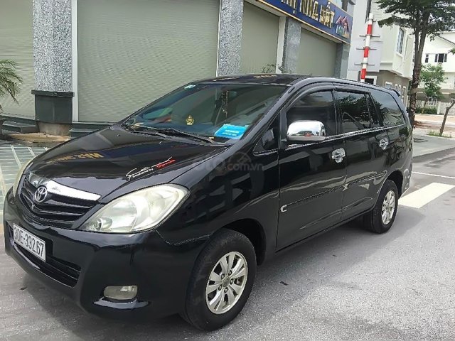 Xe Toyota Innova G 2009, màu đen xe gia đình giá cạnh tranh