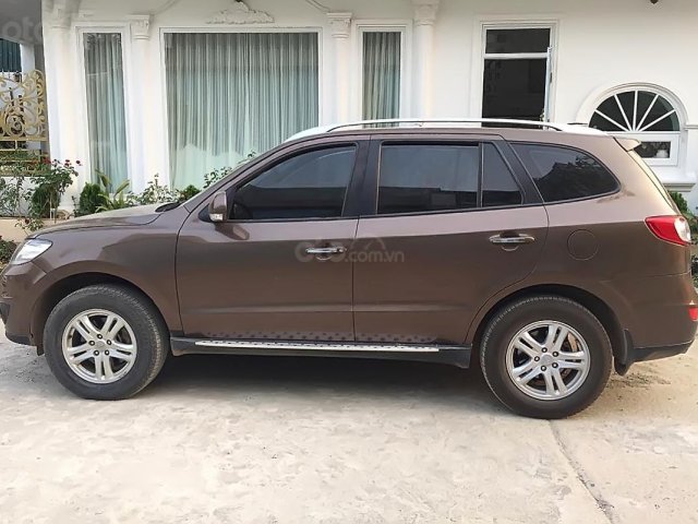 Bán Hyundai Santa Fe 2.4L 4WD đời 2010, màu nâu, xe nhập