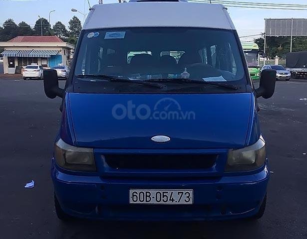 Cần bán lại xe Ford Transit năm 2004, màu xanh lam0