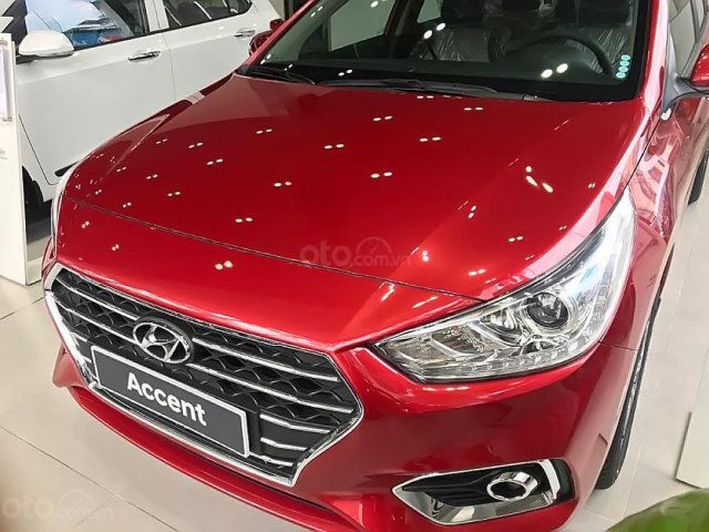 Bán Hyundai Accent 1.4AT năm 2019, màu đỏ0