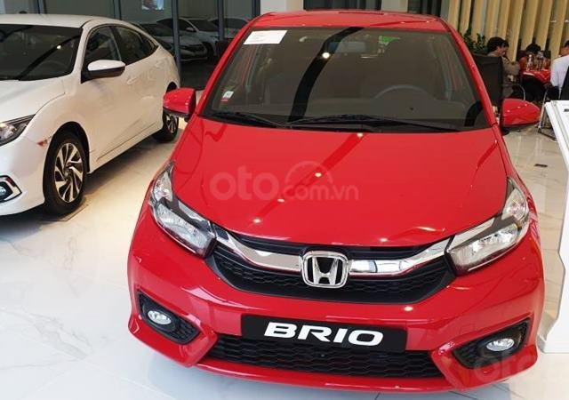 Bán Honda Brio 2019, xe mới giao ngay, trả trước 106tr góp 7tr/tháng, giảm giá mạnh tháng 8