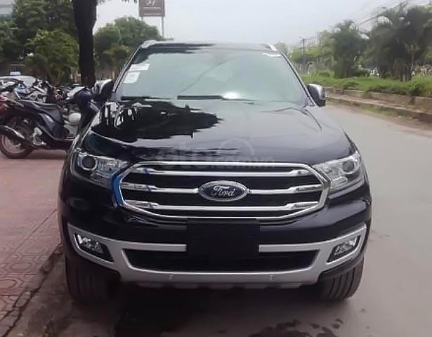 Bán xe Ford Everest Titanium 2.0L 4x4 AT đời 2019, màu đen, nhập khẩu nguyên chiếc0