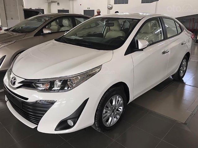 Bán xe Toyota Vios 1.5G sản xuất 2019, màu trắng0