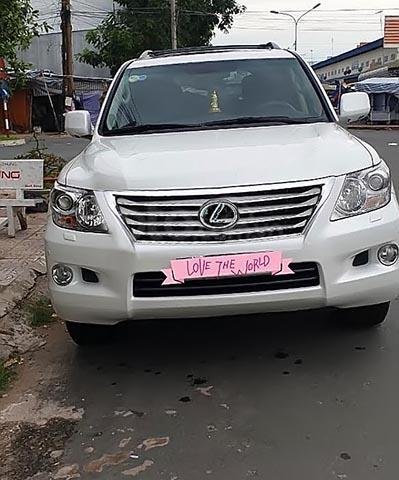 Bán Lexus LX570 sản xuất năm 2011, màu trắng, nhập khẩu