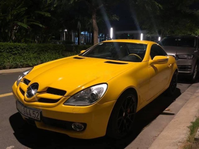 Bán Mercedes SLK350 2008, màu vàng, nhập khẩu0