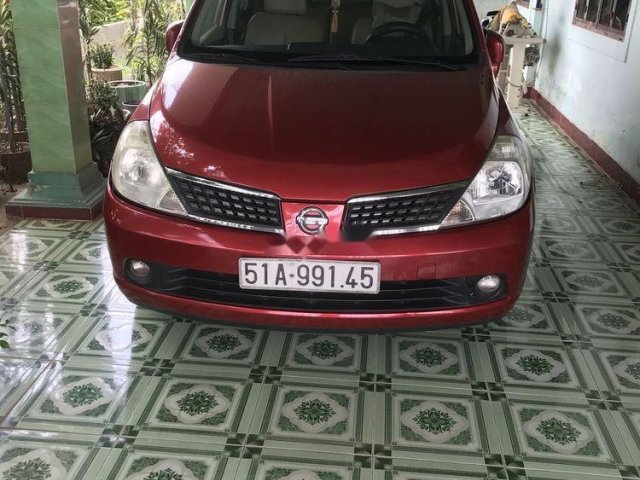 Cần bán gấp Nissan Tiida năm sản xuất 2008, màu đỏ, nhập khẩu nguyên chiếc còn mới0