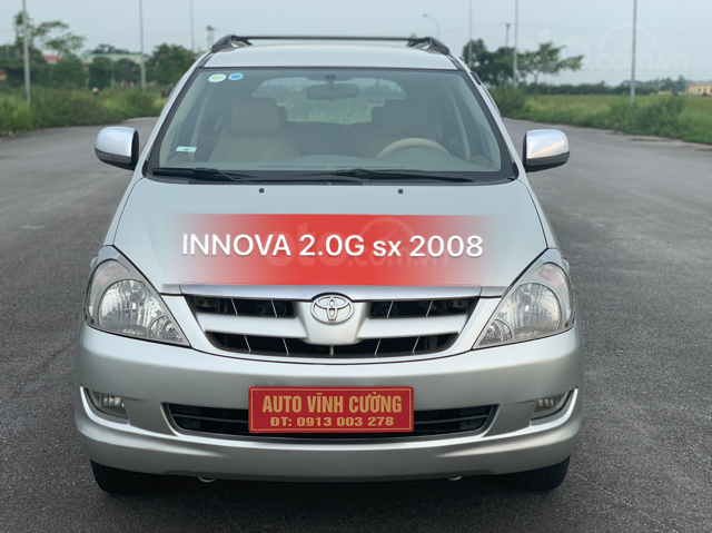 Bán ô tô Toyota Innova 2.0G sản xuất năm 2008, màu bạc0