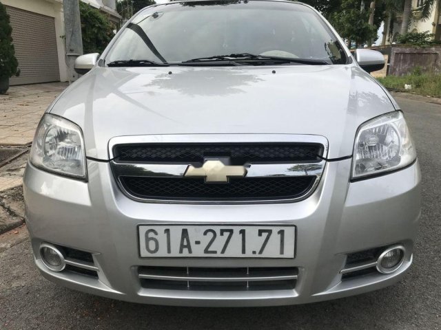 Bán Chevrolet Aveo sản xuất 2012, màu bạc, zin nguyên bản